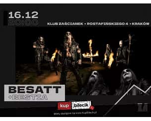 Bilety na koncert Besatt + Bestia, Kraków, Klub Zaścianek - 16-12-2023