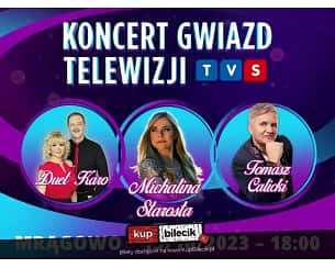 Bilety na koncert Gwiazd Telewizji TVS w Mrągowie - 13-10-2023