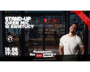 Bilety na kabaret Warsaw Stand-up - Stand-up Open Mic - Warsaw Stand-up x Roman Kostelecki w Warszawie - 18-08-2023