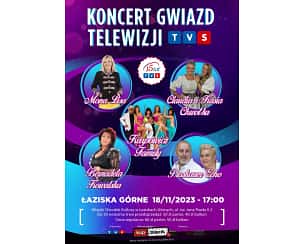 Bilety na koncert Gwiazd Telewizji TVS w Łaziskach Górnych - 18-11-2023