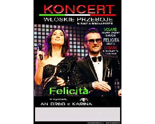 Bilety na koncert An Dreo e Karina - WŁOSKIE PRZEBOJE w Grudziądzu - 27-10-2023