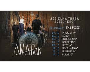 Bilety na koncert Amarok + support: The POKS - Bełchatów, 12.10.2023 - 12-10-2023