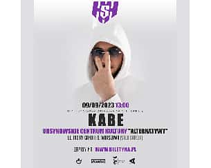 Bilety na koncert Hip-hop szansą | KABE w Warszawie - 09-09-2023