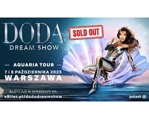 Bilety na koncert Doda. Dream Show - Aquaria Tour w Warszawie - 14-10-2023