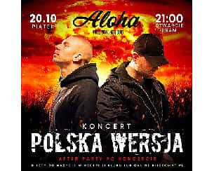 Bilety na koncert POLSKA WERSJA w Rzeszowie - 20-10-2023