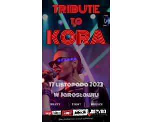 Bilety na koncert Tribute To Kora - muzyczne show w Jarosławiu - 17-11-2023