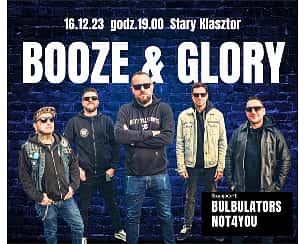 Bilety na koncert Booze & Glory, Bulbulators, Not for you we Wrocławiu - 16-12-2023