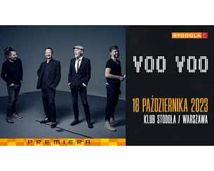 Bilety na koncert Voo Voo - Premiera w Warszawie - 18-10-2023