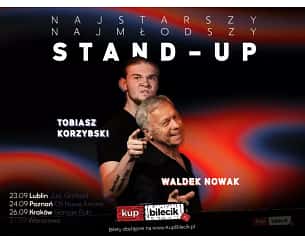 Bilety na koncert Najstarszy najmłodszy stand-up - Waldek Nowak i Tobiasz Korzybski trasa stand-upowa - 27-09-2023