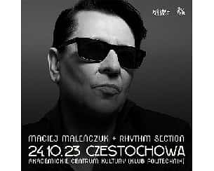 Bilety na koncert MALEŃCZUK + rhythm section | Częstochowa - 24-10-2023