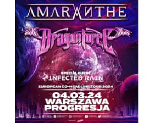 Bilety na spektakl Amaranthe & Dragonforce European Co-Headline Tour 2024 - Warszawa - 04-03-2024