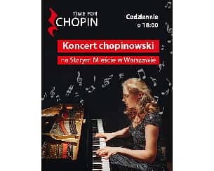 Bilety na koncert chopinowski w lewym skrzydle Zamku Królewskiego w Warszawie - 28-09-2023