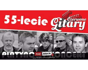 Bilety na koncert Czerwone Gitary - Platynowy koncert 55-lecia w Cieszynie - 08-12-2023