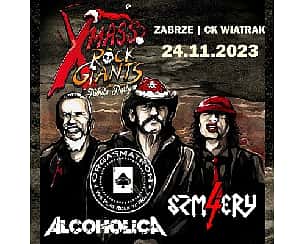 Bilety na koncert XMAS ROCK GIANTS TRIBUTE PARTY - Orgasmatron, Alcoholica, 4 Szmery w Zabrzu - 24-11-2023