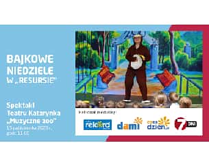 Bilety na koncert Bajkowe Niedziele: Teatr Katarynka - „Muzyczne zoo” w Radomiu - 15-10-2023