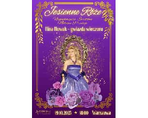 Bilety na koncert Nina Nowak: Jesienne róże - najpiękniejsze światowe miłosne przeboje w Warszawie - 19-10-2023