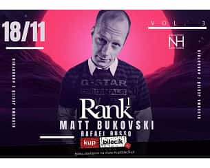 Bilety na koncert RANK 1 - Trójmiasto Kocha Trance vol.3 w Gdyni - 18-11-2023