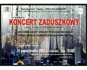 Bilety na koncert Non omnis moriar - Koncert Zaduszkowy 2023 w Radomiu - 30-10-2023