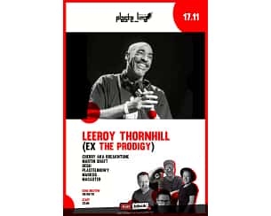 Bilety na koncert Leeroy Thornhill  w Plastelinie! w Koszalinie - 17-11-2023