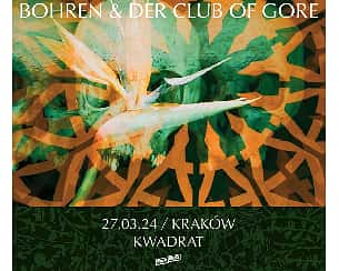 Bilety na koncert BOHREN & DER CLUB OF GORE | Kraków - 27-03-2024