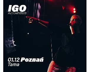 Bilety na koncert IGO | Poznań - 01-12-2023