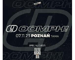 Bilety na koncert OOMPH! | Poznań - 07-11-2023