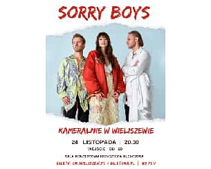 Bilety na koncert SORRY BOYS kameralnie w Wieliszewie - 24-11-2023