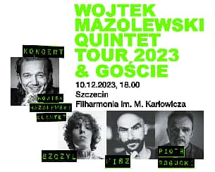 Bilety na koncert Wojtek Mazolewski Quintet - Tour 2023 & Piotr Rogucki / Fisz / Szczyl w Szczecinie - 10-12-2023