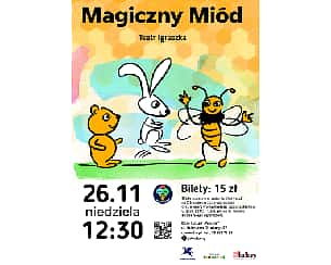 Bilety na koncert Teatr Igraszka "Magiczny Miód" w Andrychowie - 26-11-2023