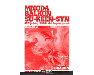 Bilety na koncert Mnoda | Balkon | Su-Keen-Syn - Koncert #Post-Punk #Jazz-core w Poznaniu - 02-12-2023