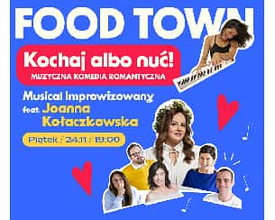 Bilety na kabaret "Kochaj albo nuć" Musical Improwizowany feat. Joanna Kołaczkowska w Warszawie - 24-11-2023
