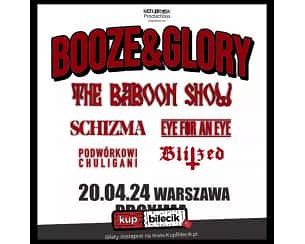 Bilety na koncert Booze & Glory - 15 lecie - Booze & Glory w Warszawie - 20-04-2024