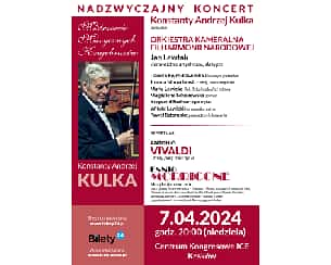 Bilety na koncert NADZWYCZAJNY KONCERT "Vivaldi-Morricone" w Krakowie - 07-04-2024