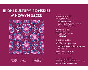 Bilety na koncert CZARNINA - III Dni Kultury Romskiej w Nowym Sączu - 08-12-2023