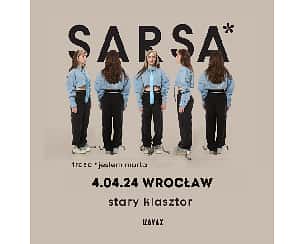 Bilety na koncert Sarsa - Jestem Marta we Wrocławiu - 04-04-2024