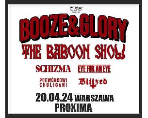 Bilety na koncert 15 lecie  - Booze & Glory w Warszawie - 20-04-2024