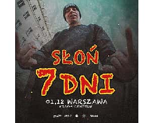 Bilety na koncert Słoń 2023 | Warszawa | Zmiana miejsca wydarzenia - 01-12-2023