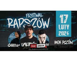Bilety na RAPszów Festiwal - Oxon, Sarius, Słoń! Bilety na RAPszów Festiwal - Oxon, Sarius, Słoń!