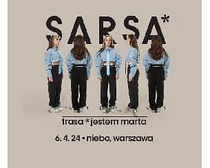 Bilety na koncert Sarsa w Warszawie - 06-04-2024