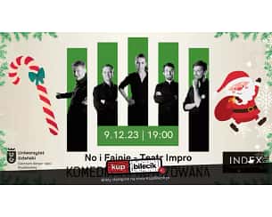 Bilety na kabaret No i Fajnie - Teatr Impro - Wieczór Komedii Improwizowanej "Mikołajki Edyszyn" w Gdańsku - 09-12-2023