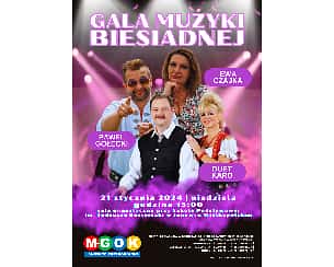 Bilety na koncert GALA MUZYKI BIESIADNEJ | Paweł Gołecki, Duet Karo, Ewa Czajka w Janowcu Wielkopolskim - 21-01-2024