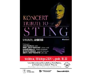 Bilety na koncert Tribute to Sting wykonanie Ambitus w Zielonkach-Parceli - 18-02-2024