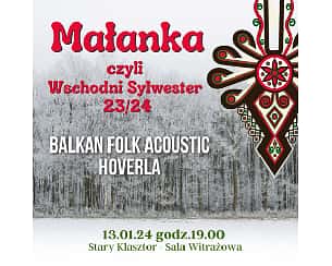 Bilety na koncert Małanka, czyli Wschodni Sylwester 23/24 we Wrocławiu - 13-01-2024