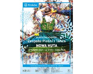 Bilety na koncert Zespołu Pieśni i Tańca NOWA HUTA w Krakowie - 13-01-2024