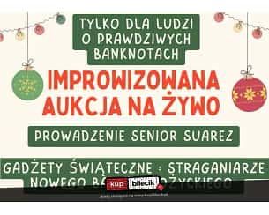Bilety na kabaret Improwizowana aukcja na żywo w Warszawie - 21-12-2023