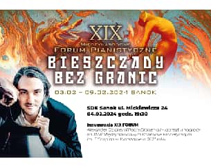 Bilety na koncert XIX Międzynarodowe Forum Pianistyczne „Bieszczady bez granic” - Alexander Gadjiev w Sanoku - 04-02-2024