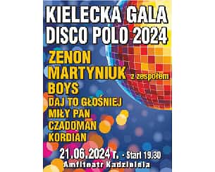 Bilety na koncert Kielecka Gala Disco Polo 2024 w Kielcach - 21-06-2024