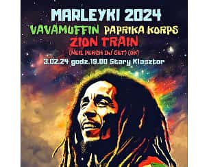 Bilety na koncert Marleyki 2024 - Vavamuffin, Paprika Korps, Zion Train we Wrocławiu - 03-02-2024