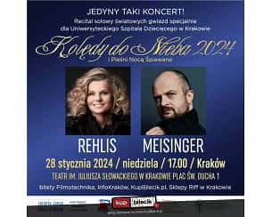 Bilety na koncert Kolędy do Nieba - Agnieszka Rehlis, Krzysztof Meisinger w Krakowie - 28-01-2024