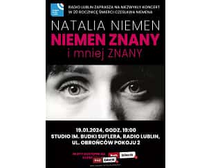 Bilety na koncert Natalia Niemen - Niemen Znany i Mniej Znany w Lublinie - 19-01-2024
